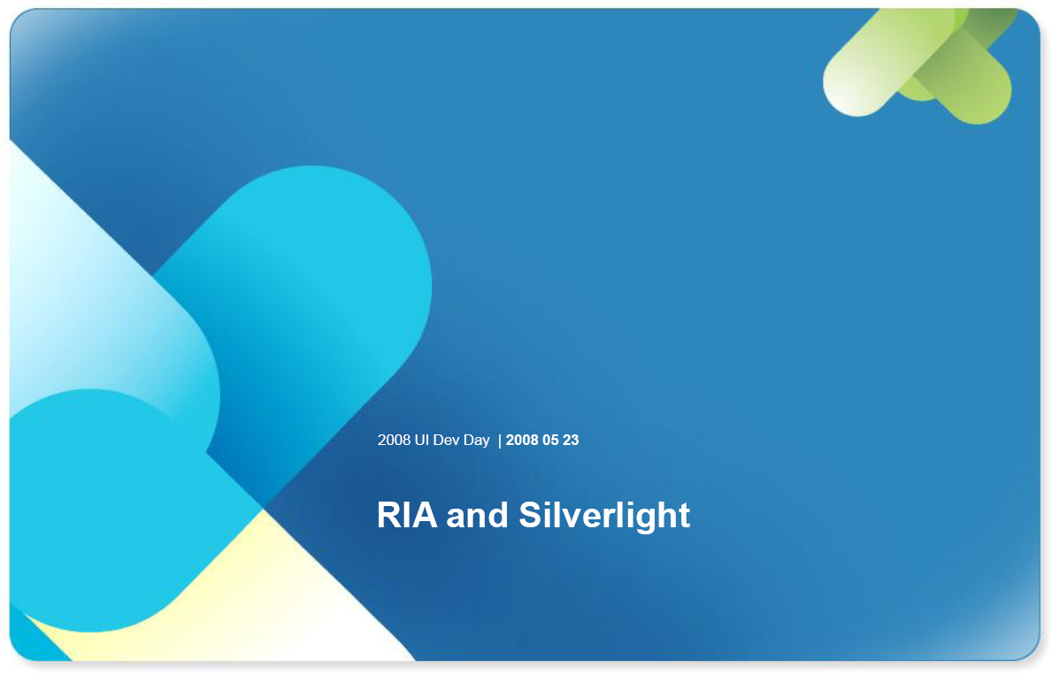 RIA와 Silverlight 비교