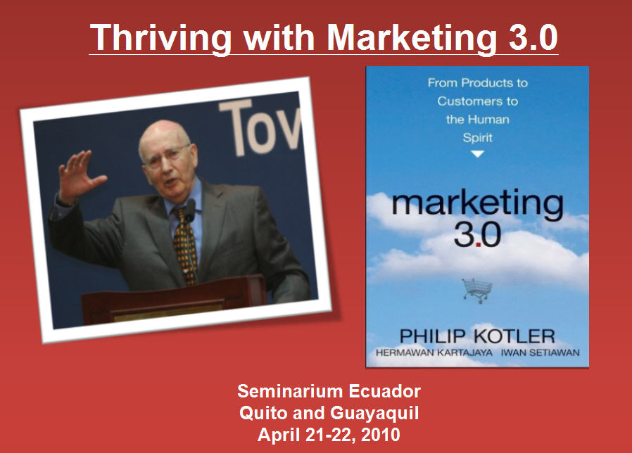 Thriving with Marketing 3.0